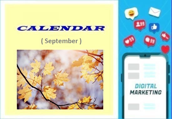 Calendario Digital Marketing Settembre