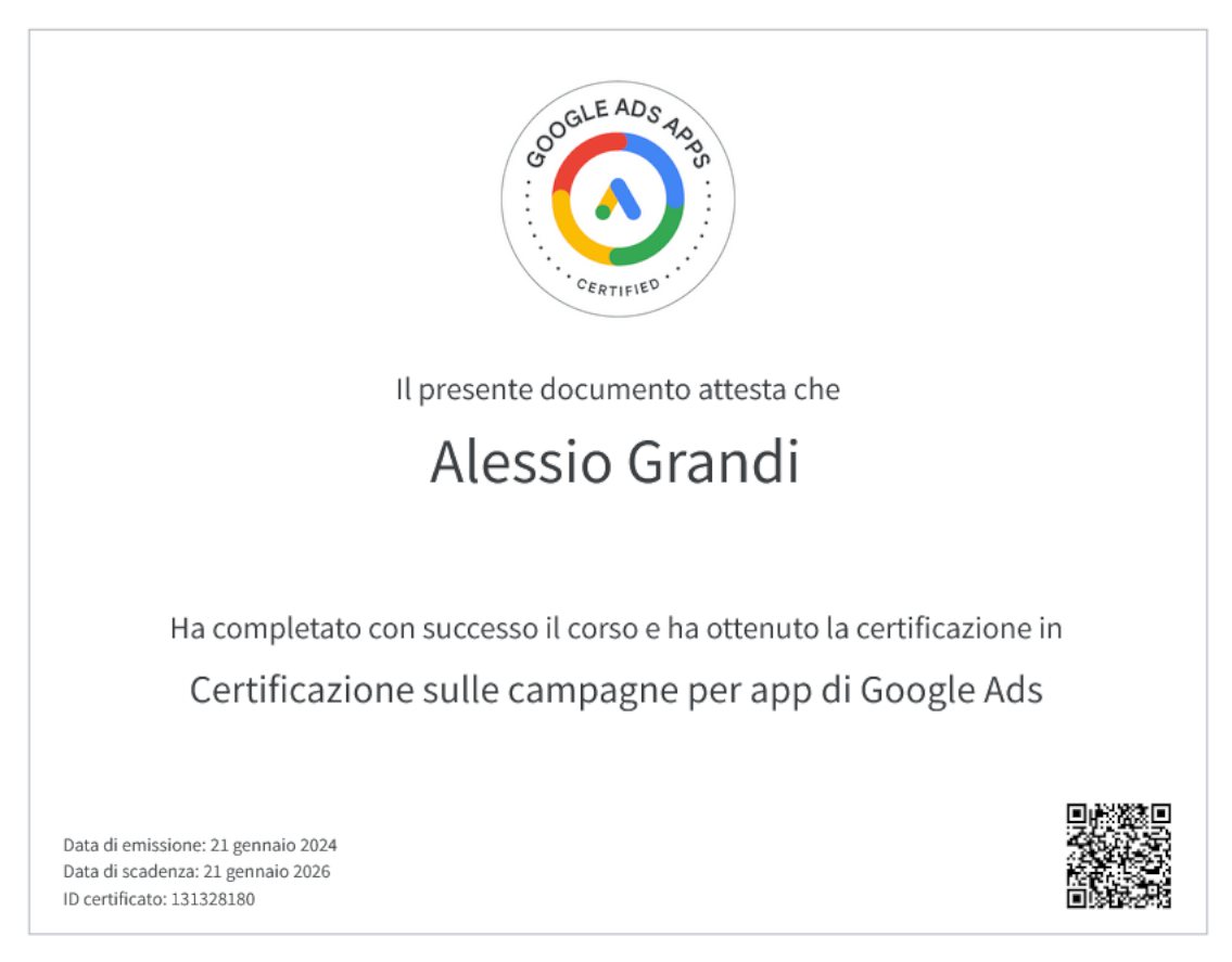 Google Ads Campagne per App