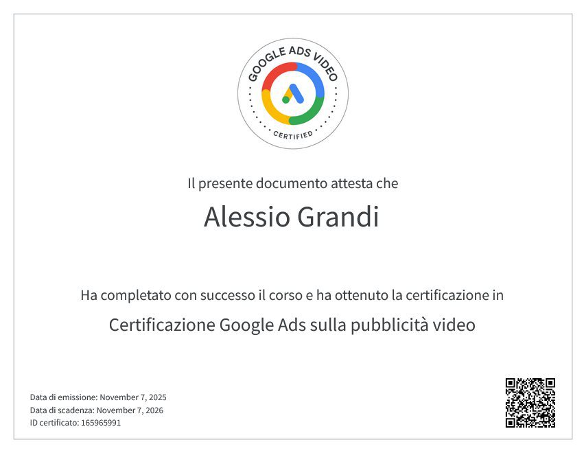 Google Ads Pubblicità Reti Video